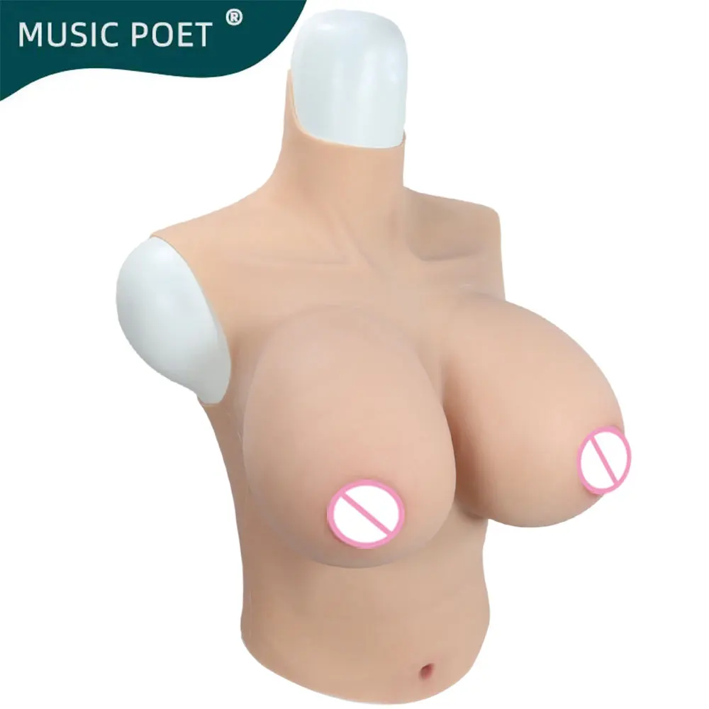 Large Silicone Breast Forms I K Cup For Crossdresser Realistic Fake Boobs Transvestite Artifical Huge Chest