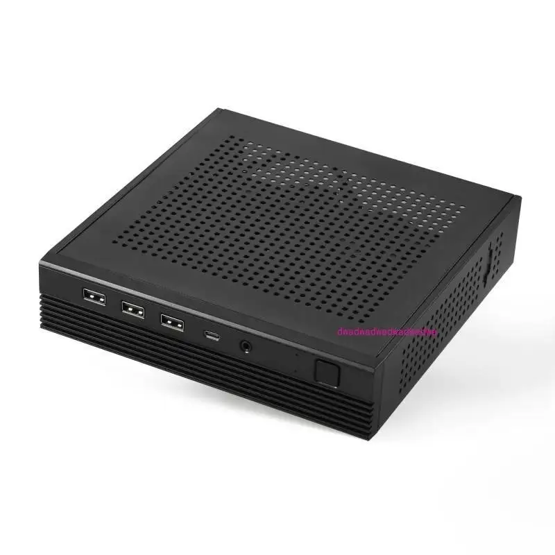 New TX06 Half Height 17 * 17 Main Board Thin Mini Itx Desktop Back Hanging Mini Chassis