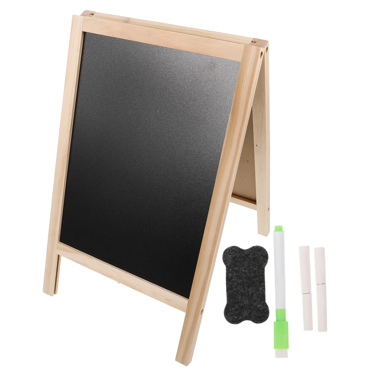 

Magnetic Double-sided Blackboard Chalkboard Rectangular Hanging Blackboard Party Table Number Place Tag Message Board Signs Memo