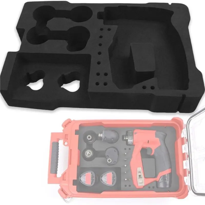 ABZL For 48-22-8435 Packout Tool Box, Insert Cut EVA Liner, Foam Organizer For 2505-22 M12 Fuel Installation Drill