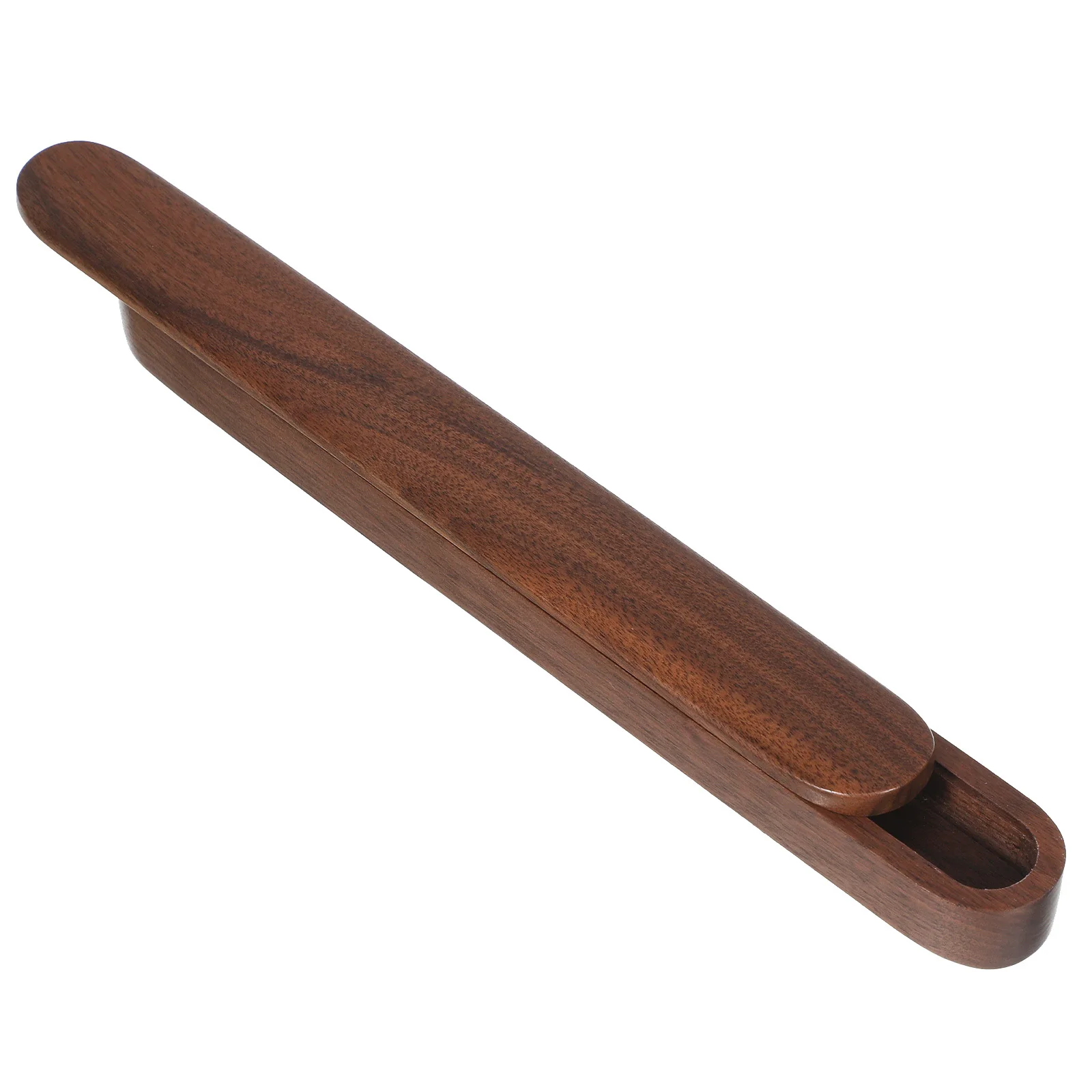 الجوز الأسود خشب متين حاوية عيدان المحمولة حامل أطباق غطاء تصميم أواني المنظم حامل عود الخشب