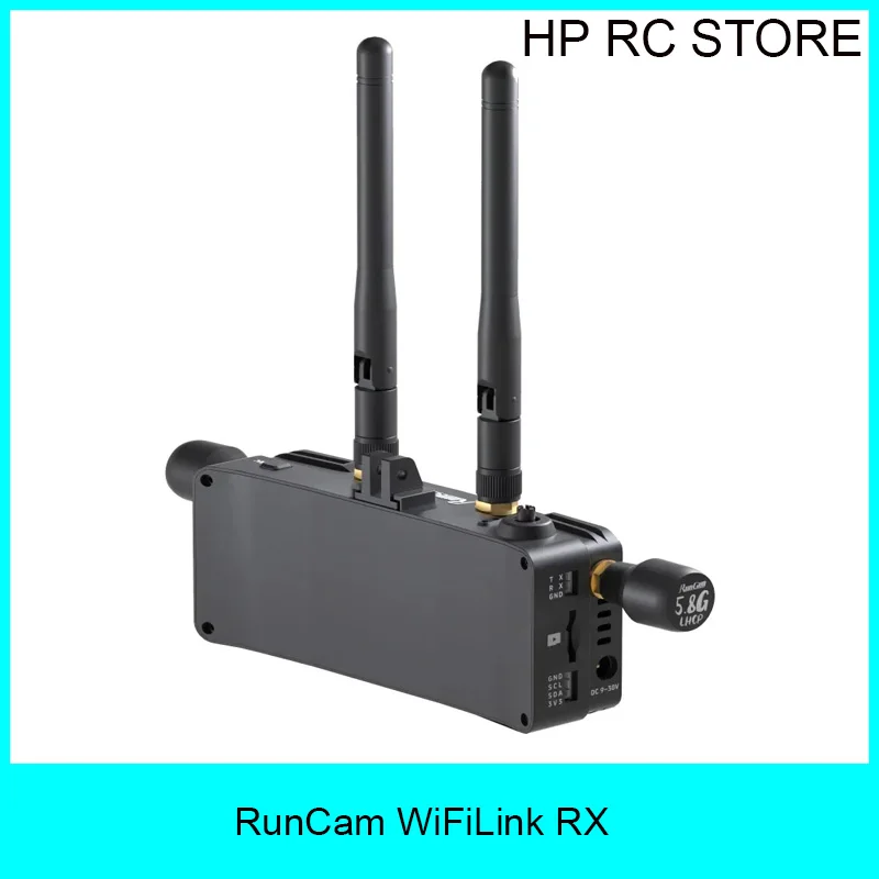 RunCam WiFiLink Digital HD Receiver - Supports OpenIPC & Ruby System VTX, High-Capacity for FPV Drone Real-Time Transmission