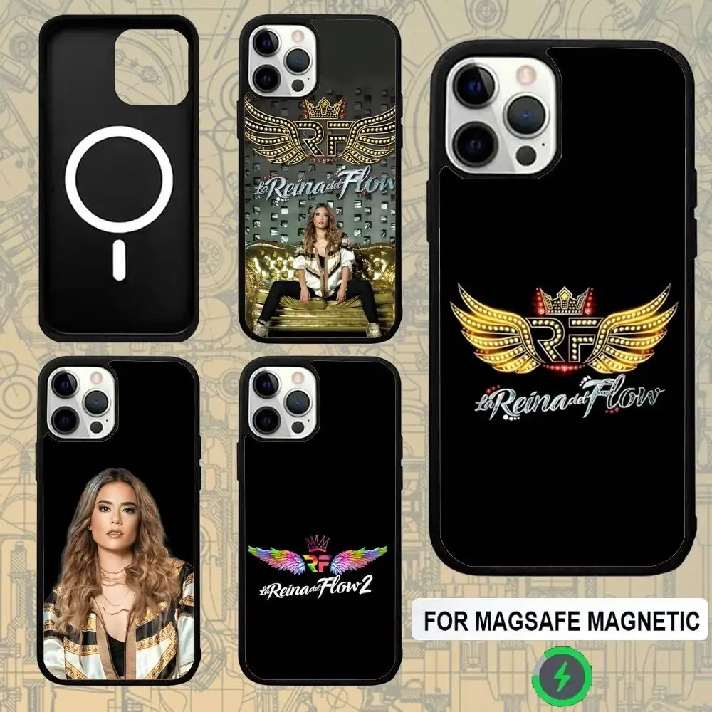 

The Queen of Flow La Reina Del Flow Phone Case For IPhone 17,16,15,Pro,Max,Air,14,Plus,13,12,11 Magesafe Wireless Charge Cover