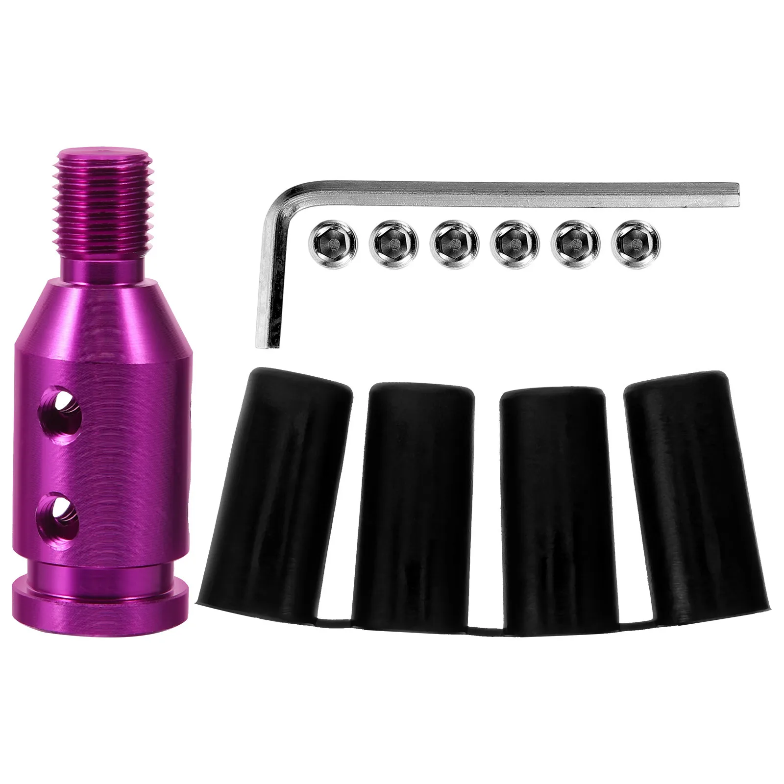 

1Set Gear Shift Knob Adapter Solid Material Long Lasting Car Part Shifter Boot Retainer Comfortable Efficient Driving