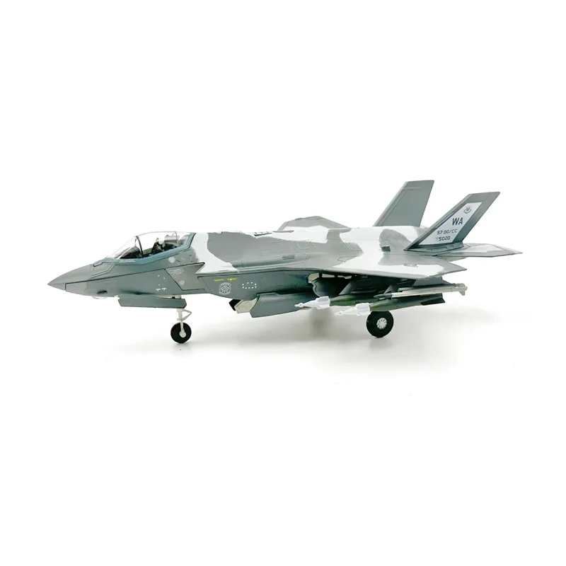 WLTK 1/72 Maßstab F-35A F35 Lightning II Kampfjet Hypothetisches Feind-Flugstaffel-Modell aus Druckgusslegierung Sammlerstück Dekorativ