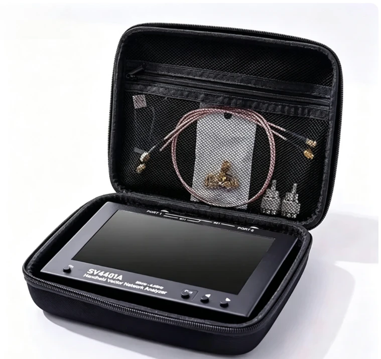 SV4401A Vector Network Analyzer 50KHz~4.4GHz with 7-Inch Touch Screen HF VHF UHF Antenna Analyzer 100DB Dynamic VNA