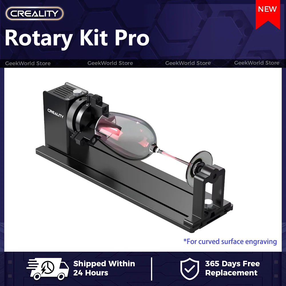Creality Rotary Kit Pro Upgradation DIY Laser Engraving Machine Original for Gripping Cylindrical Objects Rotary Engraving