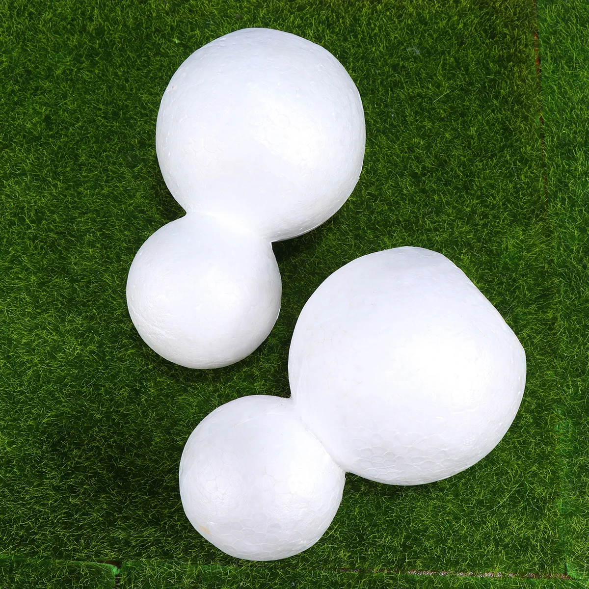 

5Pcs Snowman Ornament Set Unfinished Material White 15cm DIY Christmas Craft for Home Party Decoration Creative Snowman