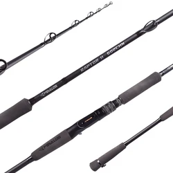 Mavllos RaptorII-Ultralight Carbono Tune Pesca Fundição Spinning Rod, Jigging Rod, Isca de água salgada, 80-250g, 20-50Lb