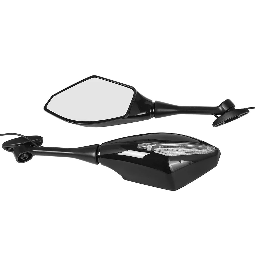 Racing Rearview Mirrors With Turn Signals LED For Honda CBR125R CBR150R CBR600RR /CBR1000RR 2004-2007