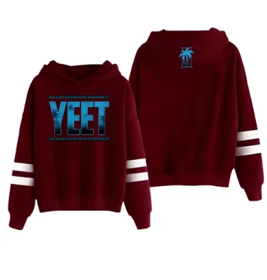 

Newest Jey Uso Yeet boy girl Hoodie Pocketless Parallel Bars Sleeve Streetwear Women Men Hooded Sweatshirt comfort Clothing