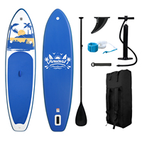 FunWater Stand Up Paddle Board Surfboard Paddling Board Weight Bearing 165kg+ Suitable for Men Women for Water Gliding and Surfi