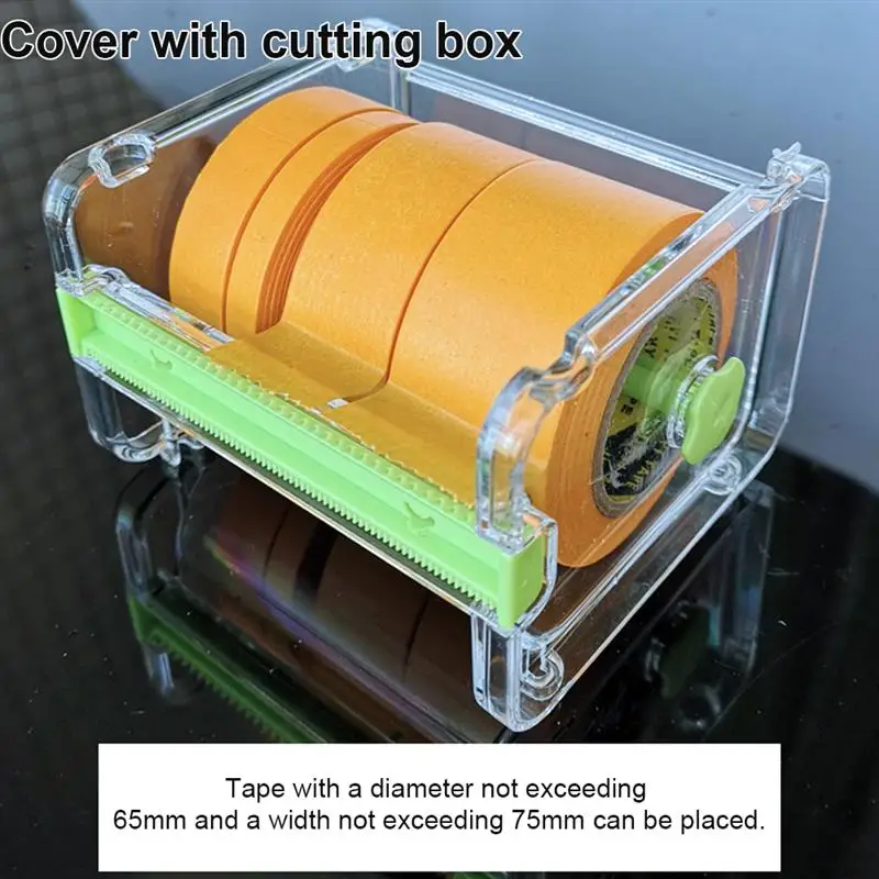 DIY Painting Model Masking Tape Dispenser Cutter Masking Tape Storage Box Portable Stationery Masking Tape Cutter Model Tools