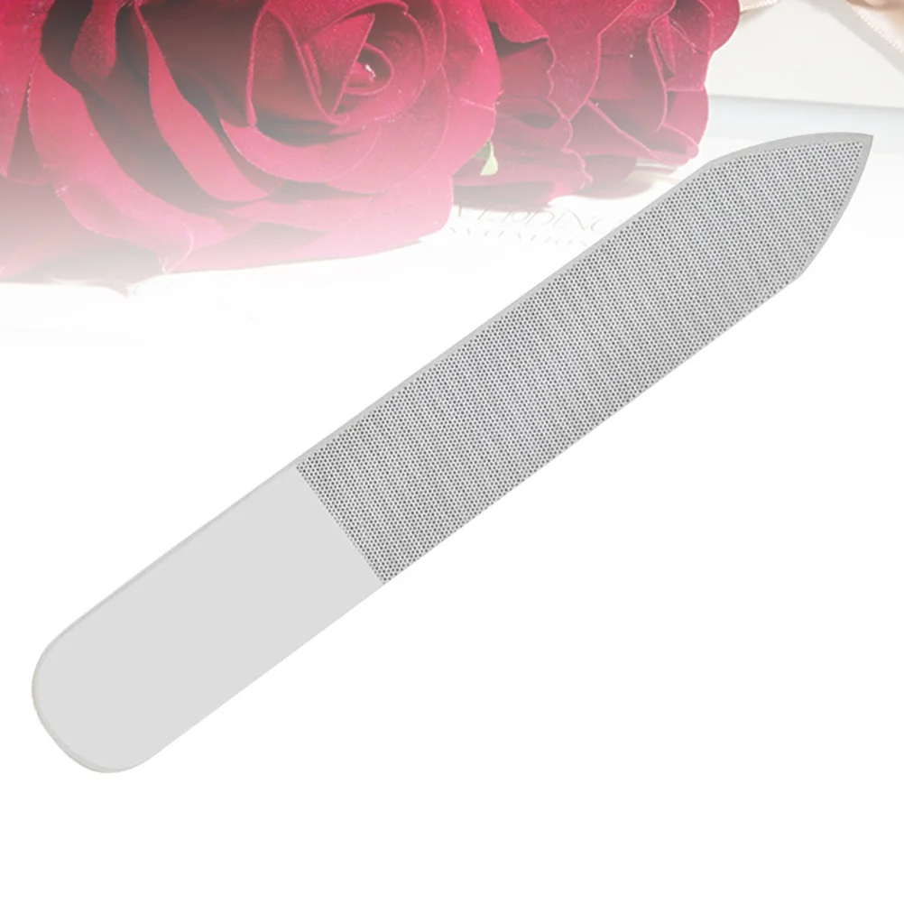 

1Pcs Double-Sided Glass Nail Files Nail Buffer Colored Emery Board for Smooth Natural Nails False Nails Extensions Manicure