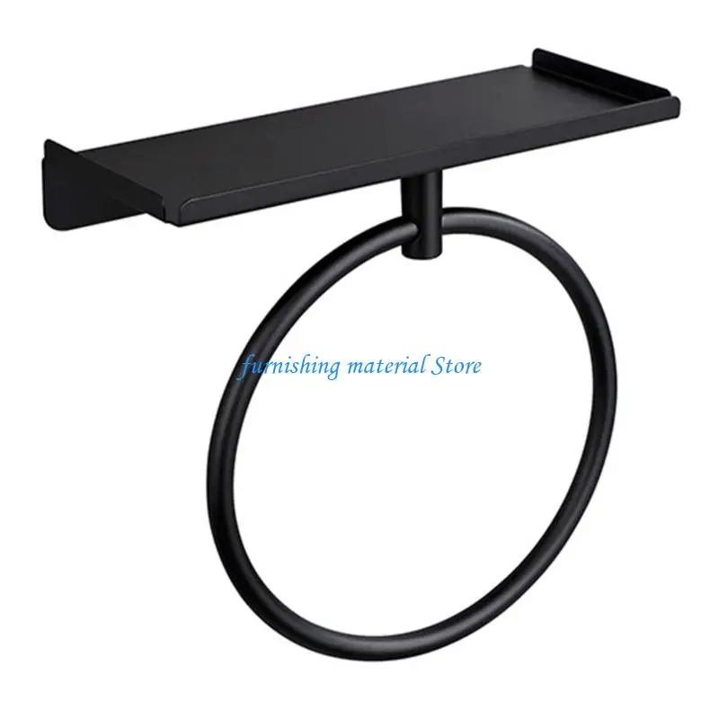 

Y5GD Space Saving Bathroom Towel Circlet With Rustproof Stainless Steel Design