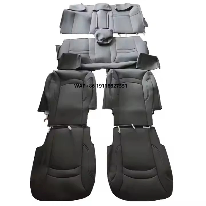 Factory Direct Sales Interior Accessories Universal Car Chair Seat Cover Full Set Luxury Leather Car Seat Covers