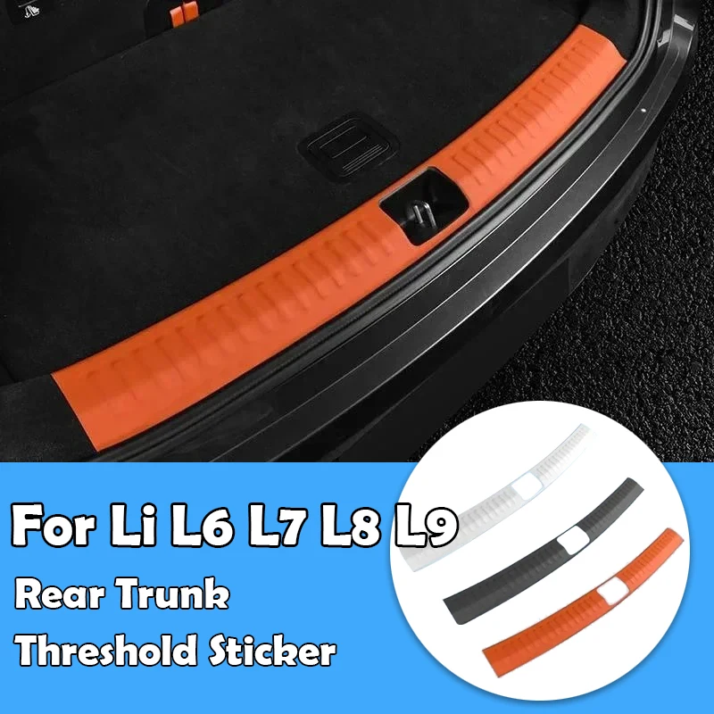 

1PC Car Anti Scratch Trunk Sills Leather Protect Sticker for Leading Ideal Li LiXiang L6 L7 L8 L9 2024 Auto Interior Accessories