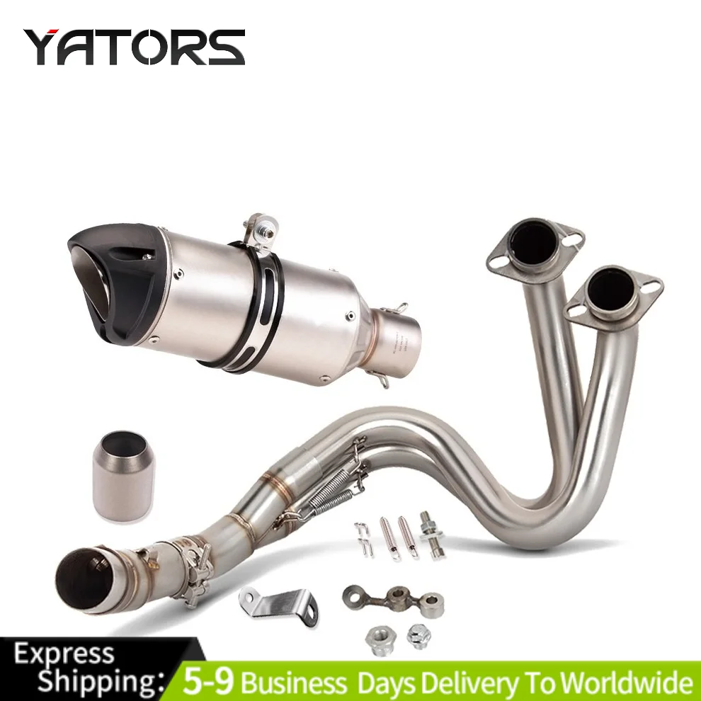 

Full Exhaust System Tips Header Pipe For Kawasaki Ninja 650 Z650 2012-2023 Exhausts Pipes