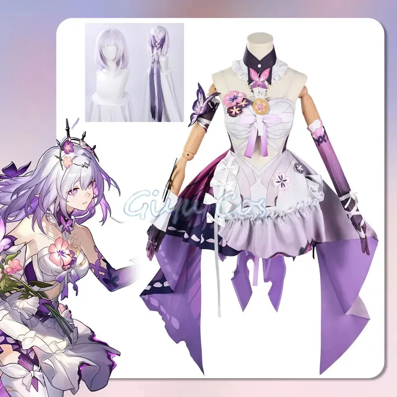 

Castorice Cosplay Costume Honkai Star Rail Carnival Wig Halloween Costumes Uniform