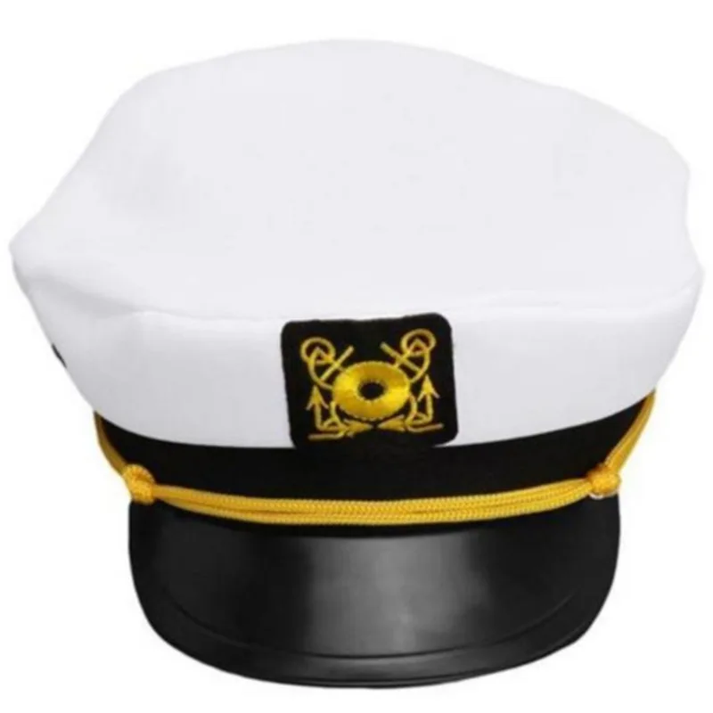 Navy Marine Yacht Boat Ship Sailors Navy Captain Military Cap Comfortable Adult Unisex Fancy Dress Supplies High Quality