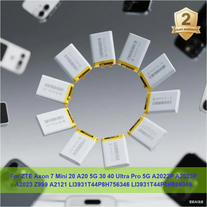 

Аккумулятор для ZTE Axon 7 Mini 20 A20 5G 30 40 Ultra Pro 5G A2022P A2023P A2023 Z999 A2121 LI3931T44P8H756346 LI3931T44P8H686049