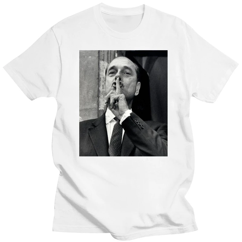 Jacques Chirac - Shh! T Shirt Hush Chirac Jacques Chirac Policy French Politician President Right Rpr