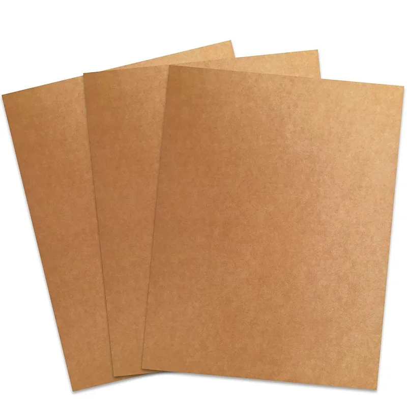 10-Pack Kraft Paper Sheets for Wedding, Brown Cardstock for Party Invitations, Announcements, Drawing, DIY Projects, Arts Crafts