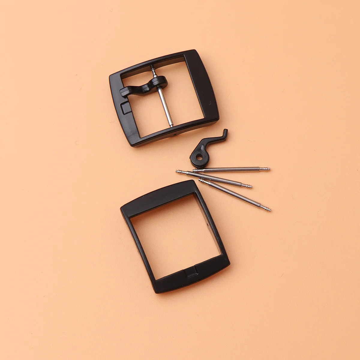 

4Pcs Plastic Watch Simple Style Replacement Clasp for Silicone Electronic Watch Band Accessories