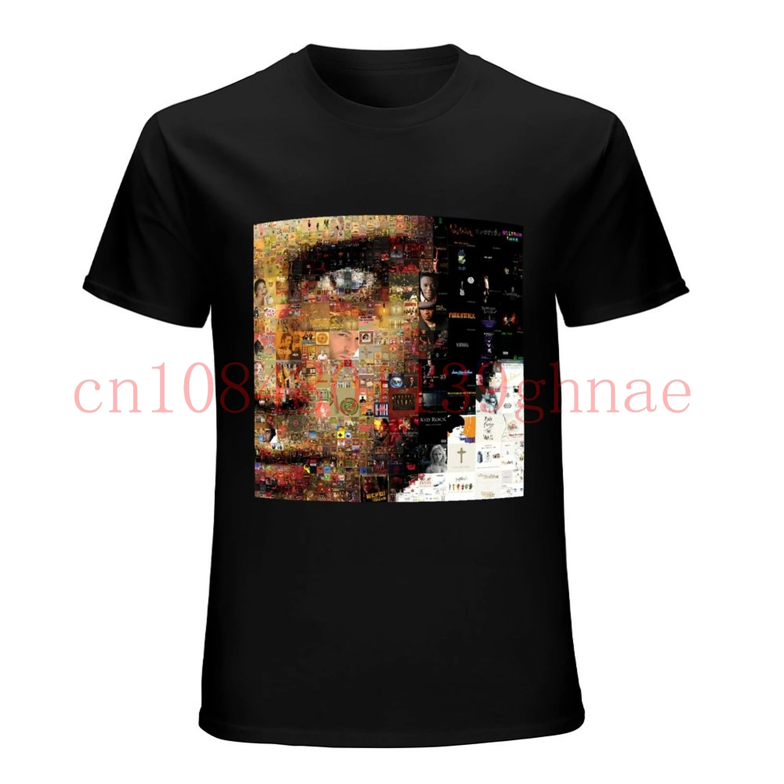 Men's Jean Michel Jarre Art Black T-Shirt Classic Cool Tee