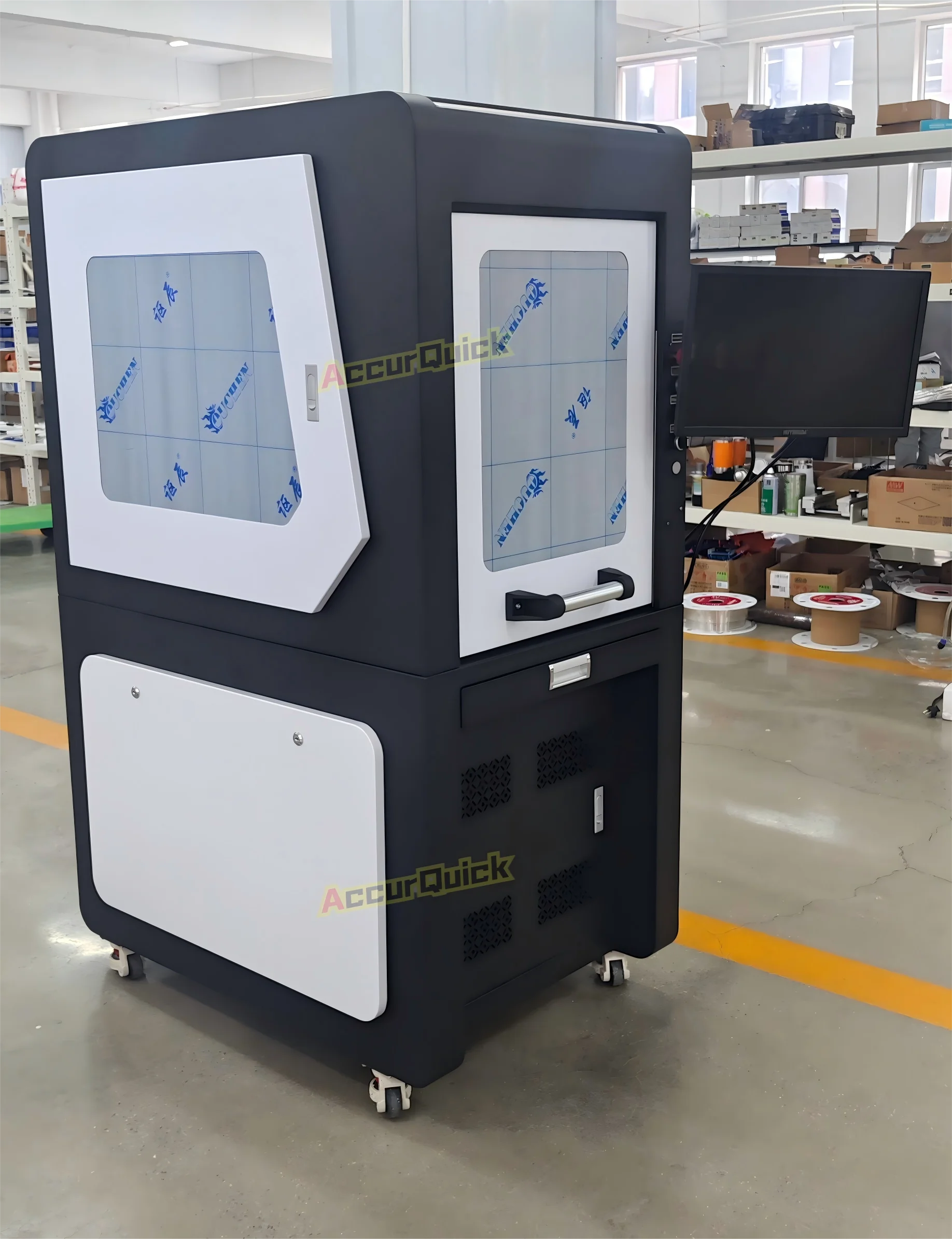 

High Performance Fiber Laser Marker EzCAD Lightburn Laser Marking Engraving Cutting Auto Focusing Machine