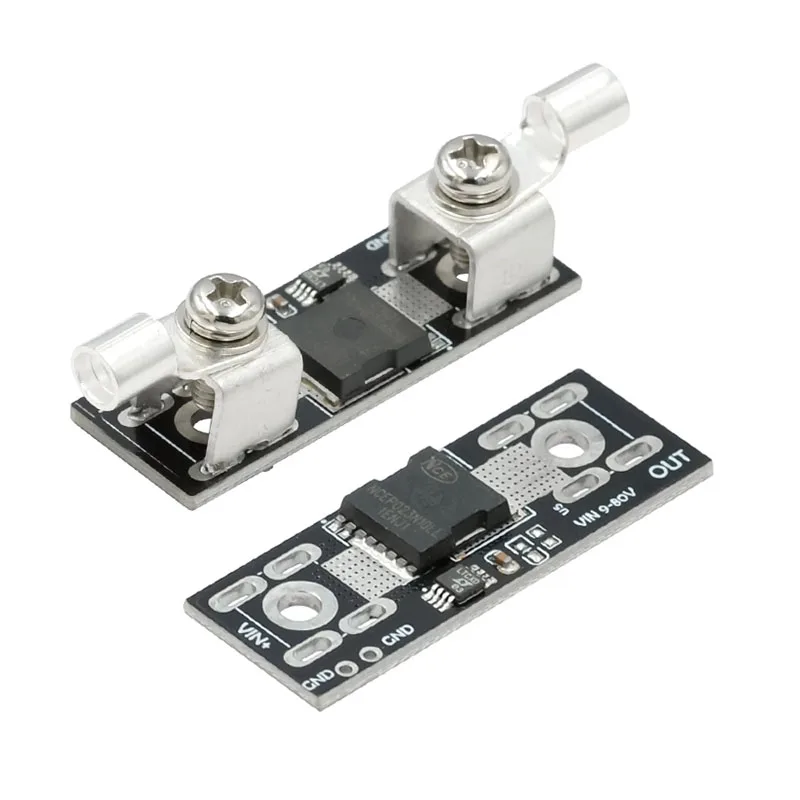 

Идеальный диодный модуль высокого тока 50 А, контроллер заряда солнечной батареи 9 В-80 В с защитой от обратного тока и обратной полярности