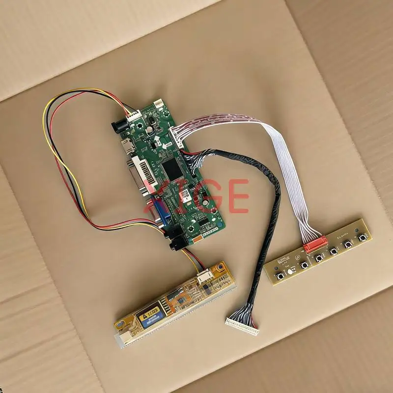 

Контроллер-плата для матричных дисплеев LP171WX2, LP171WP4, LP171W01, QD17TL02, DIY-комплект, HDMI+DVI+VGA, 1-CCFL, 1440*900, LVDS, 30-контактный, 1440x900