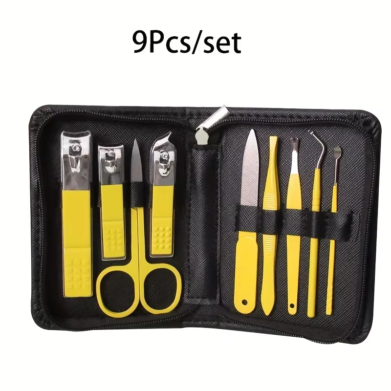 9/18pcs Nail Clippers Set Stainless Steel , Eagle Nail Clippers, Cuticle Nippers And Cutter Kit, Nail Clippers Pedicure Kit