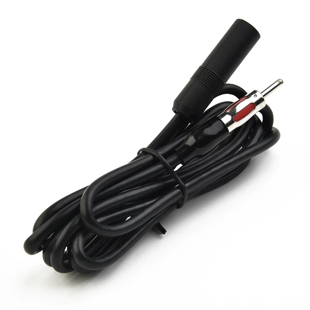 Replacement Cable Accessories Male To Female Parts Plug And Play Antenna Black Extension Male To Female Brand New