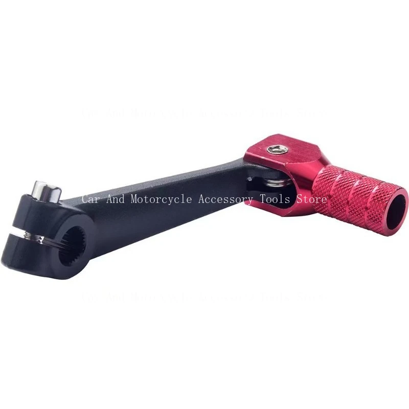 

Off Road Motorcycle ATV Four-wheel Beach Bike Accessories Suitable For 50-250CC CRF KLX Folding Aluminum Gear Lever Shift Lever