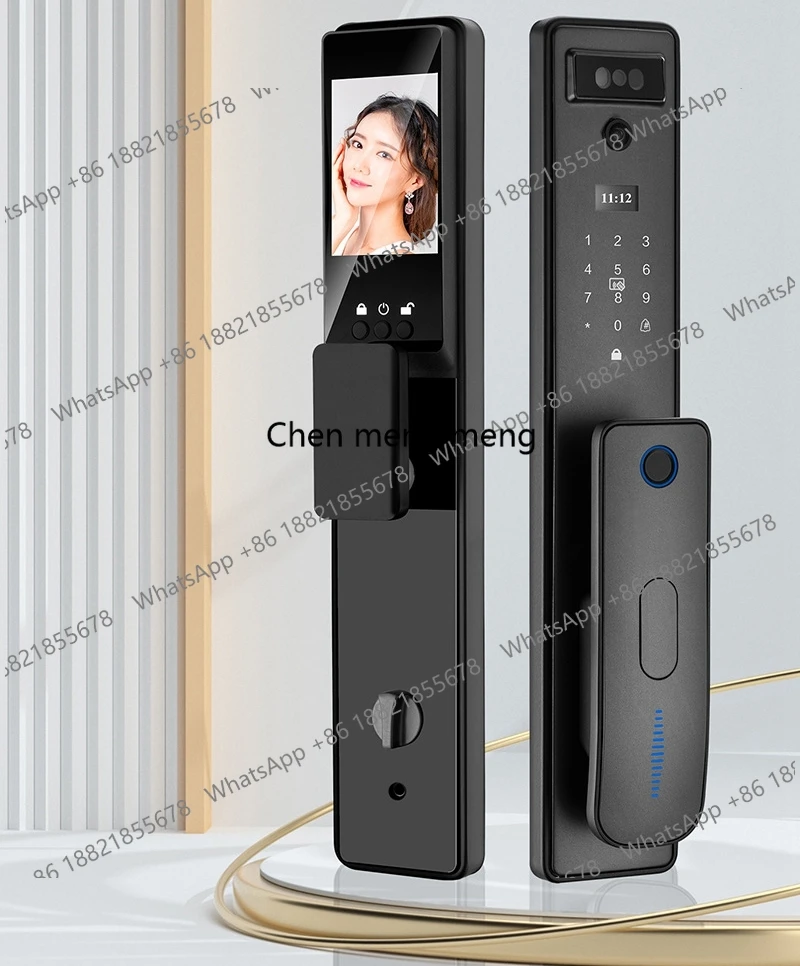 EGFirtor Tuya Wifi Smart Door Lock 3D Face Recognition Electronic Automation Smart Lock With Password IC Card Key Unlock Way