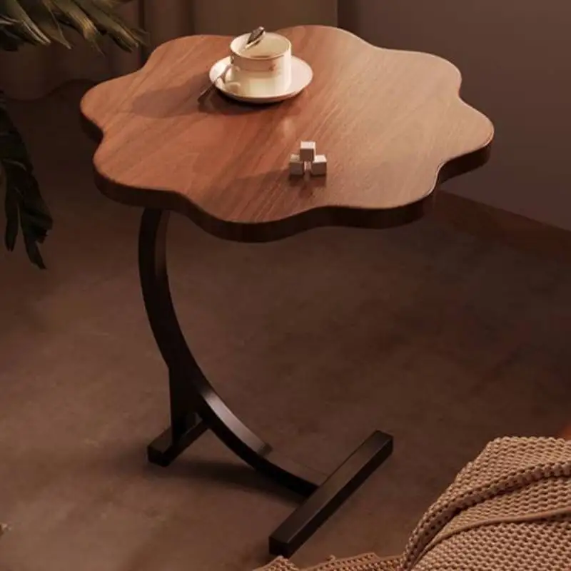 Meja kopi logam estetika desain ruang tamu meja kopi minimalis Premium kayu Modern Tavolino Da Salotto furnitur