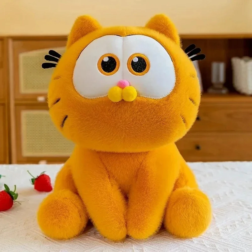 Garfield Plüschtiere Kawaii Stofftiere Weiche Niedliche Cartoon-Katzen Plüschpuppen Spielzeug Geschenke für Weihnachten