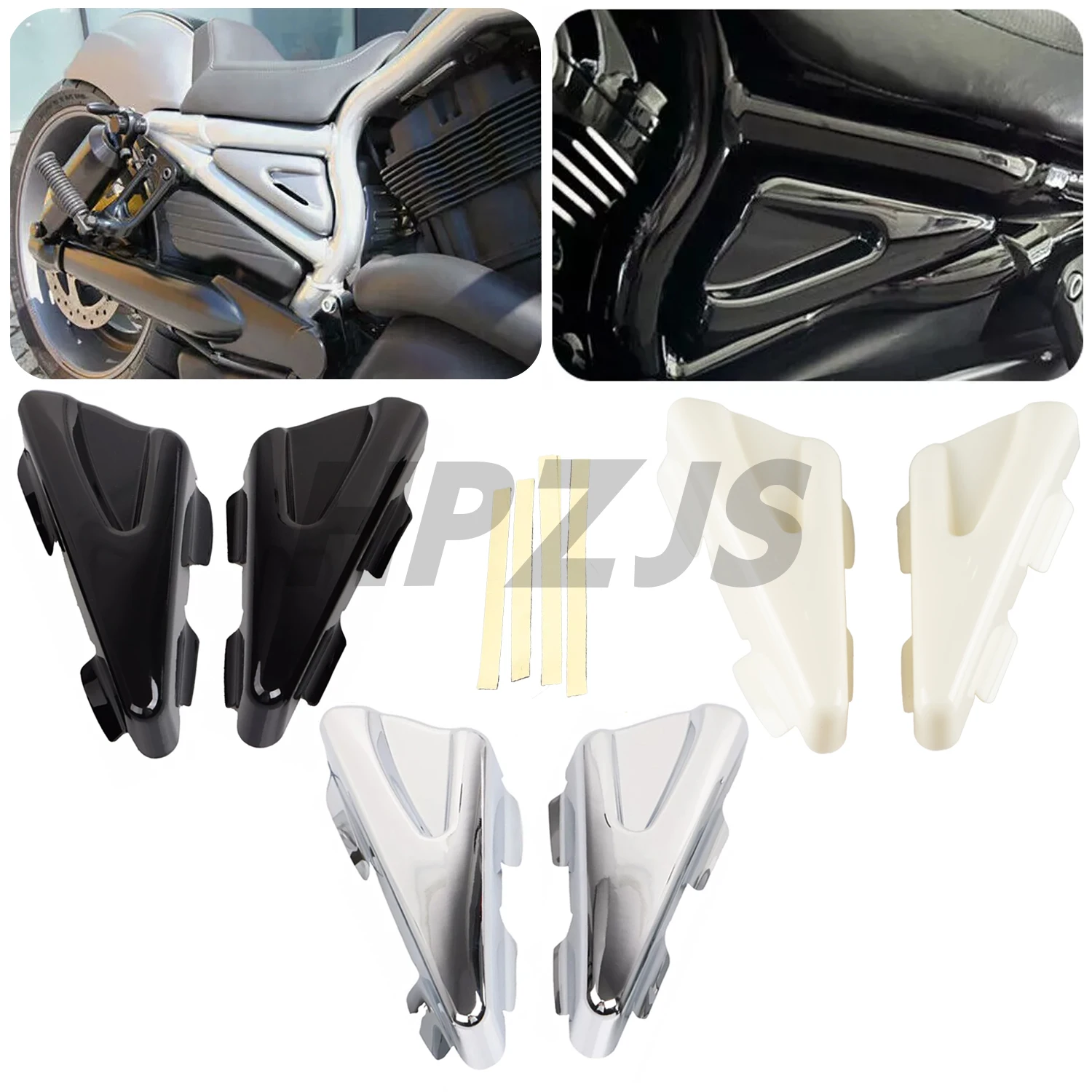 

Tank Side Frame Covers For Harley Motorcycle VRSCF Muscle 2009-2017 Night Rod 2007-2011 VROD Night Rod Special 2012-2017