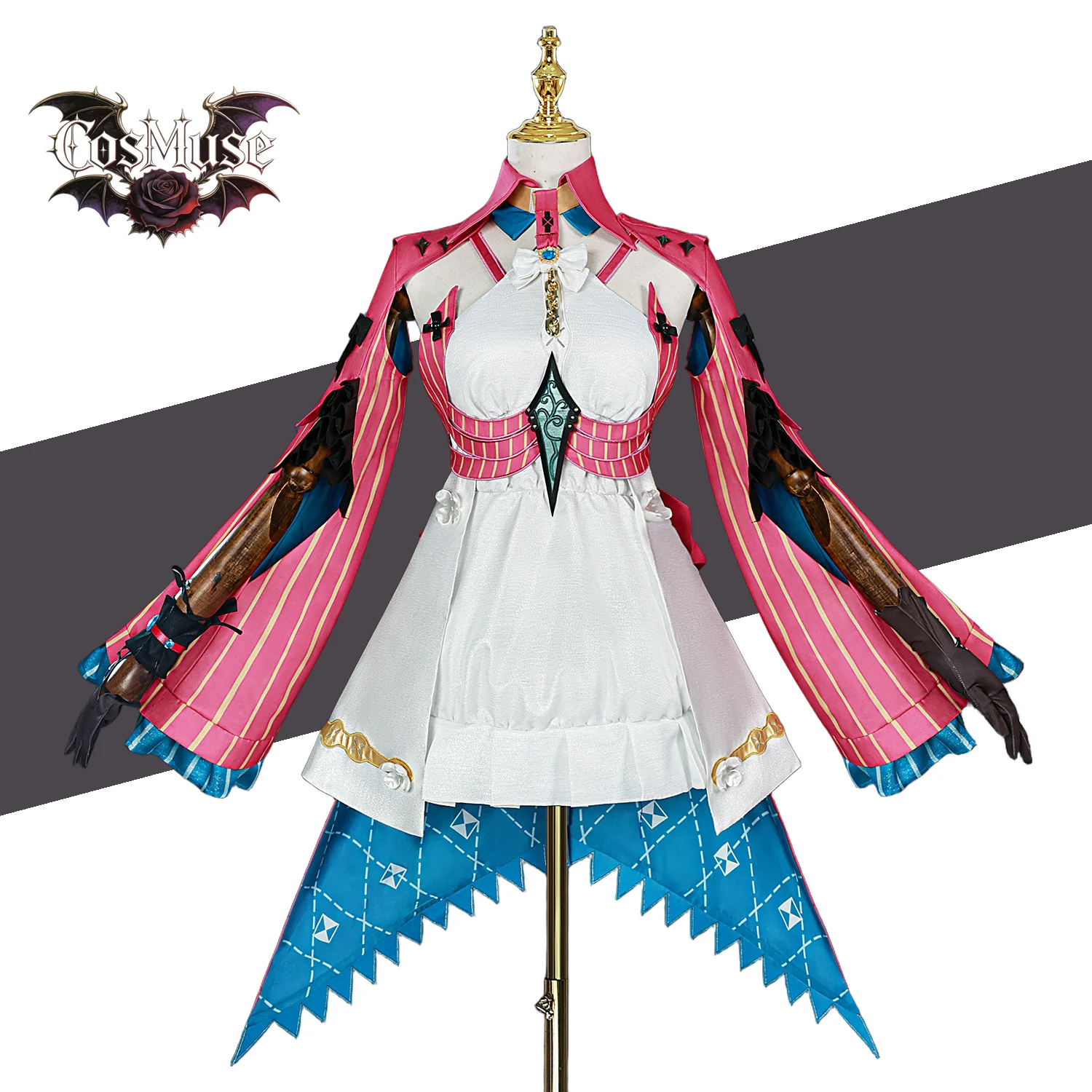 

Carlotta Montelli Wuthering Waves Cosplay Costume Wig Shoes Anime Game Clothes Girls Halloween Carnival Role Play Party Outfit