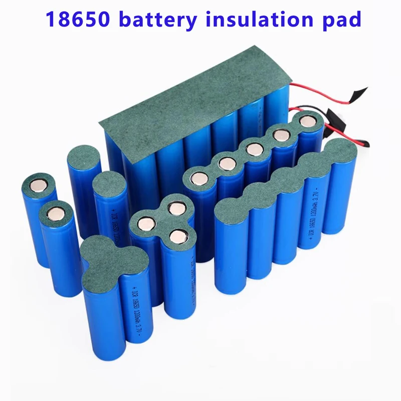 100pcs/lot 18650 insulating gasket with adhesive can be pasted with lithium battery highland barley paper insulating hollow pad