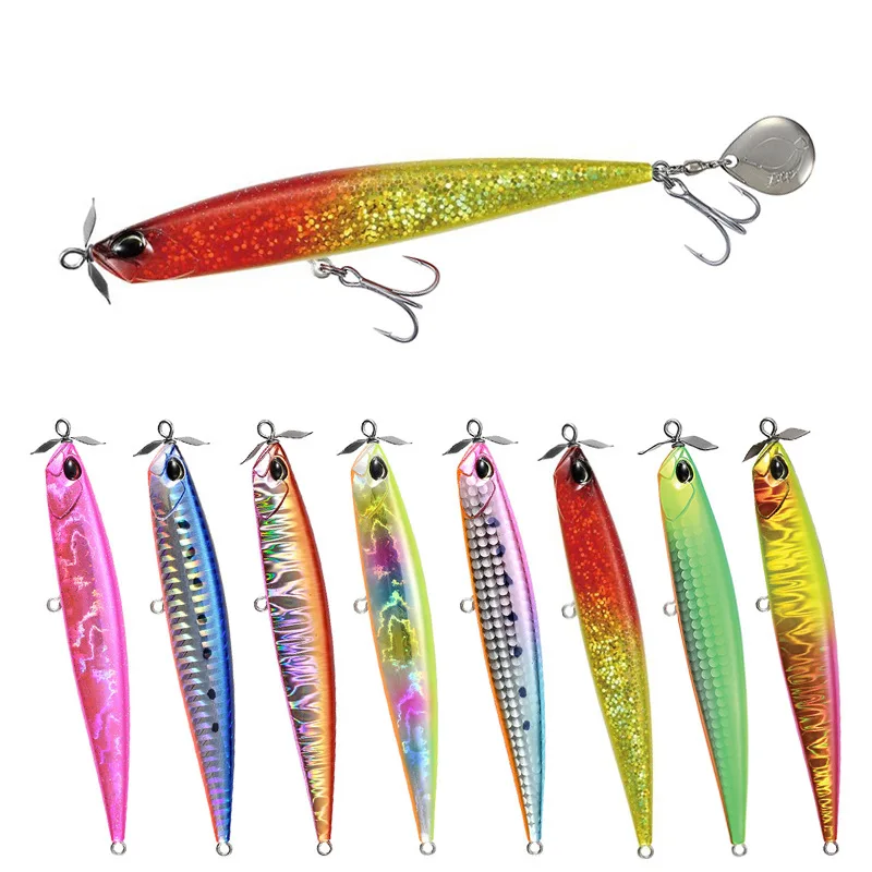 alfreno 1 fish lures Al Gag's Lures Whip-It Fish Rigged, (1 Head/2 Tails)