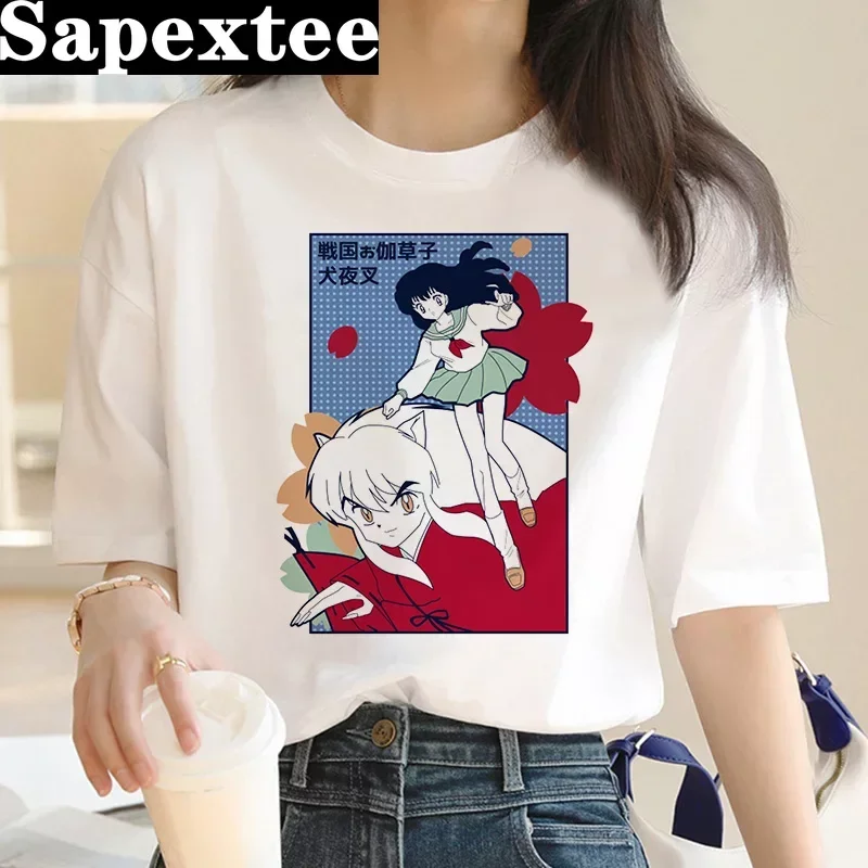 inuyasha tshirt t shirt female ulzzang y2k clothes japanese tshirt vintage