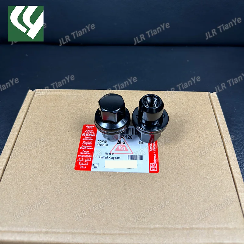 X20pc suitable for Range Rover Discovery 3/4/5 black wheel hub nut forged alloy reinforced version LR056214 LR068126