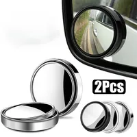 2pcs Car Rearview Mirror Convex Mirror Blind Zone Mirror Additional Mirrors Car Dead Angle Blindspot Mirror Roadway Blind Mirror