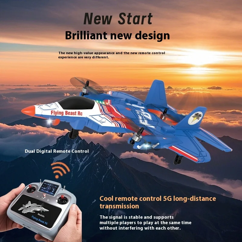 Neues Produkt FB-03 großes bürstenloses Luftgleiter 1080P Kamera vertikaler Hebezeug Stunt Fernbedienung Flugzeug Spielzeug Geschenk