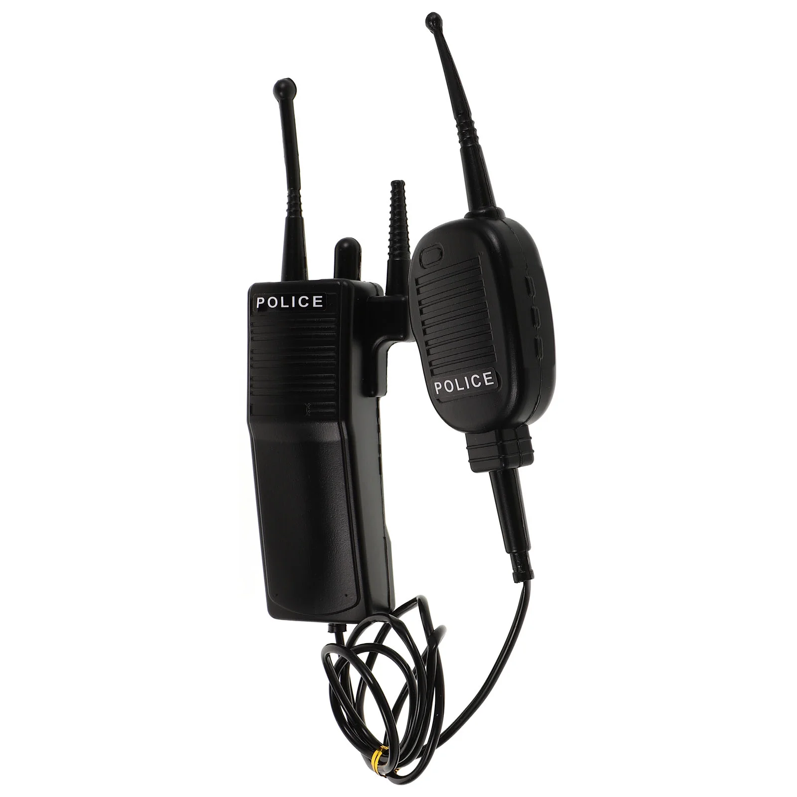 Special Peeler Simulated Police Walkie-talkie Elastic Earplugs Fake Radio Clothing Earphone Child Carrier