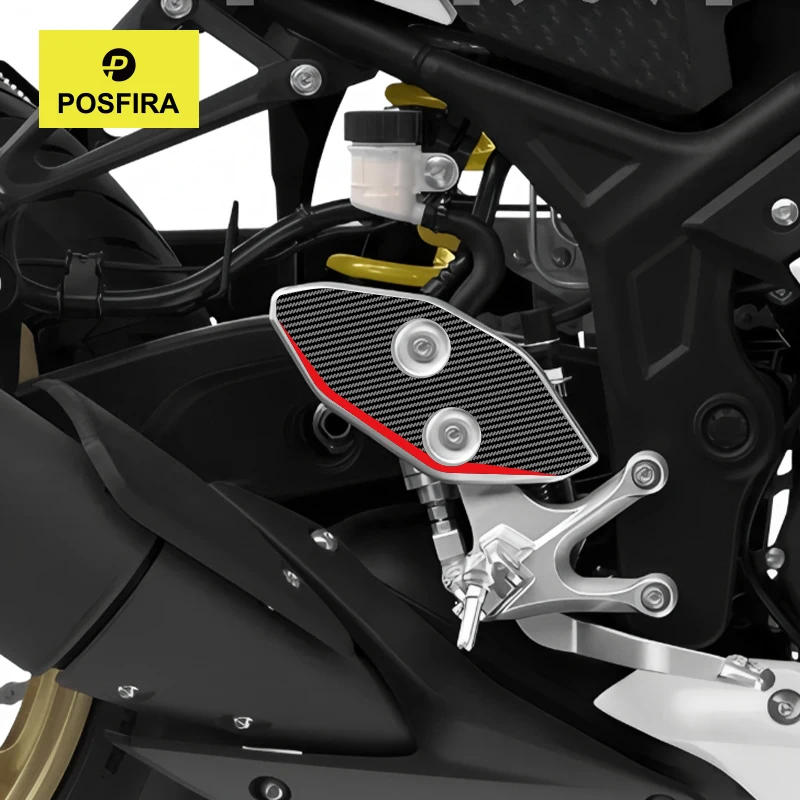 

POSFIRA Motorcycle Footrest Panel Sticker Vinyl Decals for Yamaha YZF R3 2019 2020 2021 2022 2023 2024 Decoration Accessories