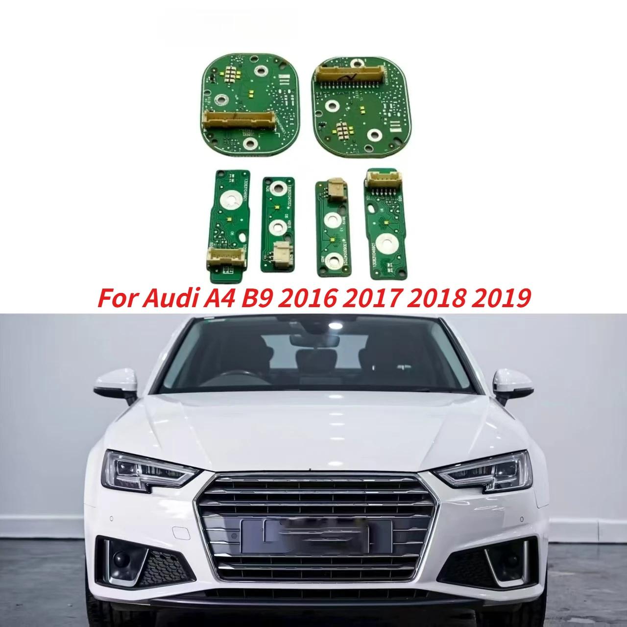 

LED DRL Daytime Running Light PCB Chip Board 1305715395 1305715396 For Audi A4 B9 2016 2017 2018 2019 Headlight Replacement Part