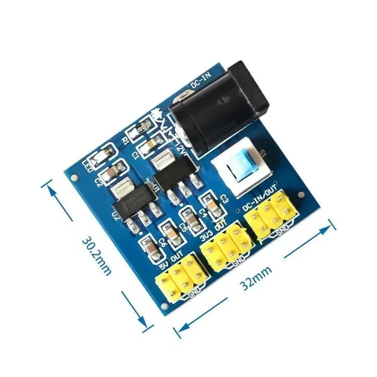 

DC-DC 12V To 3.3V 5V Buck Step down Power Supply Module For Arduino